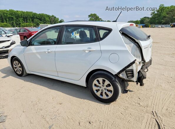 KMHCT5AE0HU341491 2017 HYUNDAI ACCENT White Հետևի ձախ