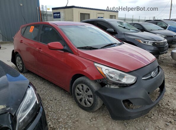 KMHCT5AE0HU344326 2017 HYUNDAI ACCENT Red წინა მარჯვენა