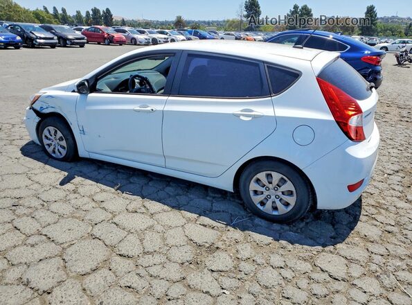 KMHCT5AE1GU242225 2016 HYUNDAI ACCENT White Trasero izquierdo