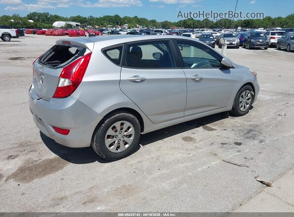 KMHCT5AE1GU257047 2016 HYUNDAI ACCENT Silver Հետևի աջ