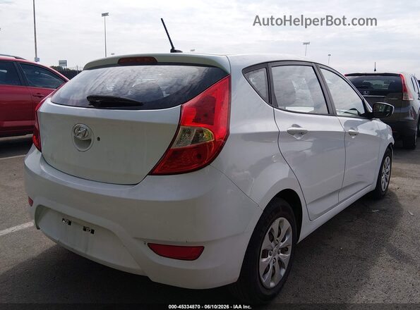 KMHCT5AE1GU262894 2016 HYUNDAI ACCENT White Tył prawy