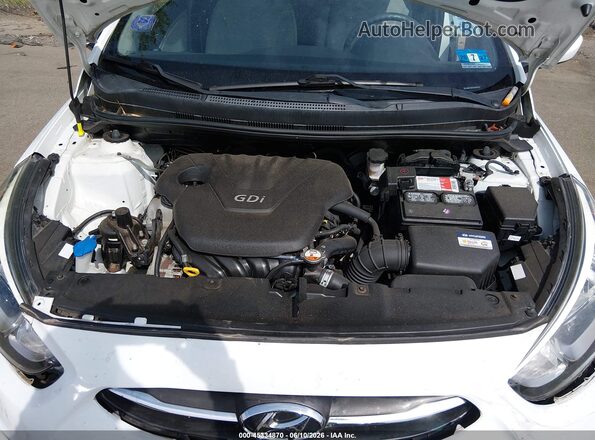 KMHCT5AE1GU262894 2016 HYUNDAI ACCENT White Widok z tyłu