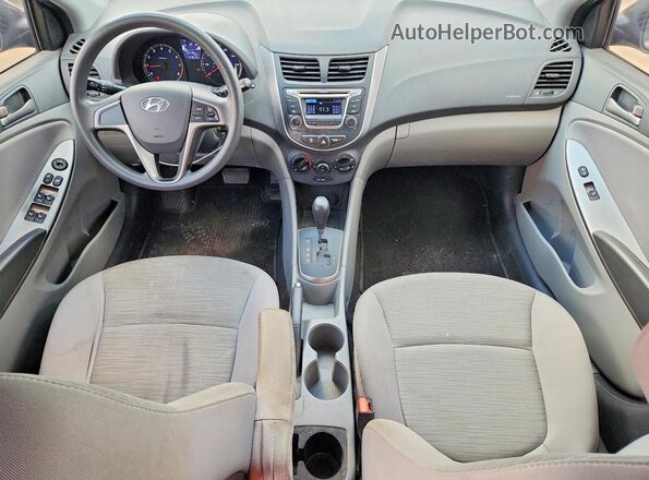 KMHCT5AE1GU263589 2016 HYUNDAI ACCENT Black 