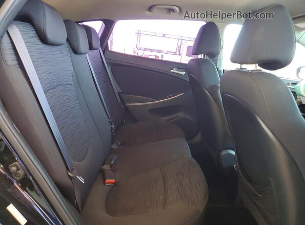 KMHCT5AE2GU289974 2016 HYUNDAI ACCENT Black Հետևի նստատեղերի տեսք