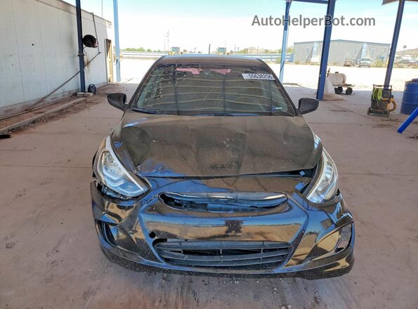 KMHCT5AE2GU289974 2016 HYUNDAI ACCENT Black Դիմացի տեսք