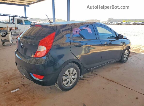 KMHCT5AE2GU289974 2016 HYUNDAI ACCENT Black Հետևի աջ