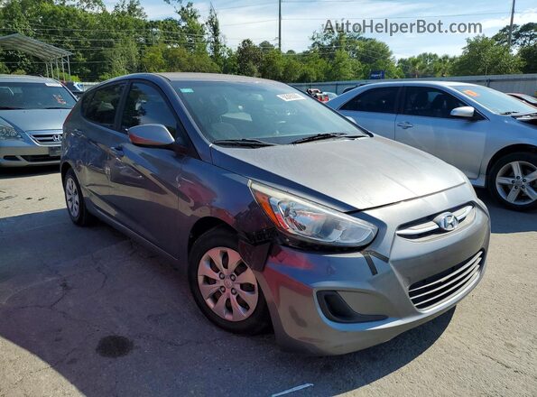 KMHCT5AE2HU313501 2017 HYUNDAI ACCENT Gray 