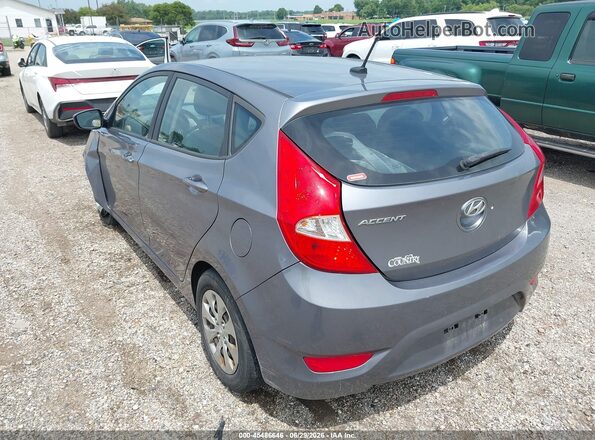 KMHCT5AE2HU319217 2017 HYUNDAI ACCENT Gray Trasero izquierdo