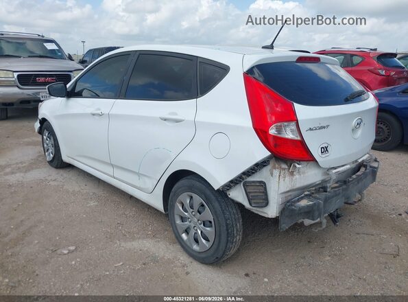 KMHCT5AE2HU324952 2017 HYUNDAI ACCENT White Հետևի ձախ