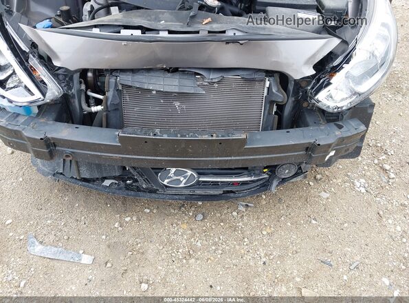 KMHCT5AE2HU357661 2017 HYUNDAI ACCENT Brown Вид спереду