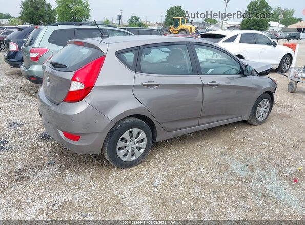 KMHCT5AE2HU357661 2017 HYUNDAI ACCENT Brown Задня права чверть