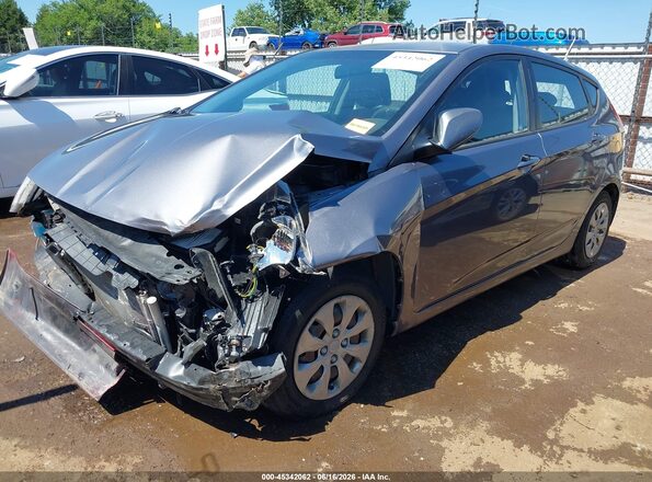 KMHCT5AE3GU244090 2016 HYUNDAI ACCENT Серый Передняя левая четверть