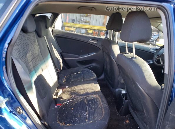 KMHCT5AE3GU262038 2016 HYUNDAI ACCENT Blue Вид задніх сидінь