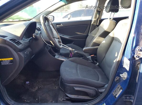 KMHCT5AE3GU262038 2016 HYUNDAI ACCENT Blue Вид салону спереду