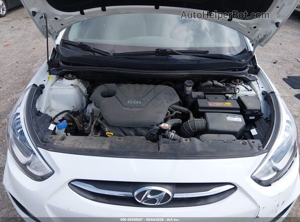 KMHCT5AE3GU285979 2016 HYUNDAI ACCENT White Հետևի տեսք
