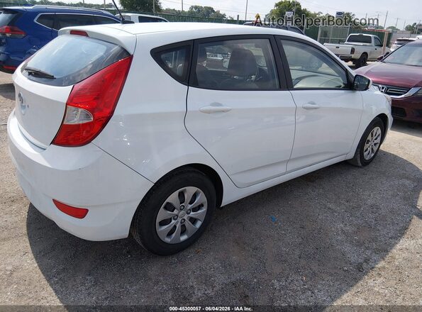 KMHCT5AE3GU285979 2016 HYUNDAI ACCENT White Հետևի աջ