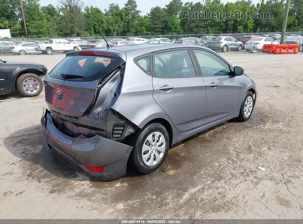 KMHCT5AE3HU342411 2017 HYUNDAI ACCENT Gray Հետևի աջ