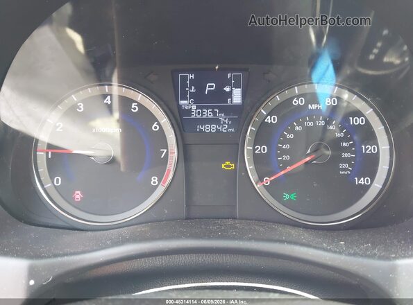 KMHCT5AE3HU342411 2017 HYUNDAI ACCENT Gray Հետևի նստատեղերի տեսք