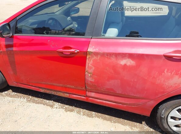KMHCT5AE3HU351660 2017 HYUNDAI ACCENT Red Widok z przodu