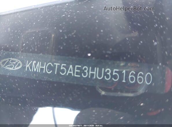 KMHCT5AE3HU351660 2017 HYUNDAI ACCENT Red Widok komory silnika