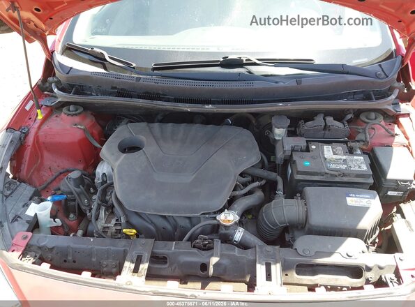 KMHCT5AE3HU351660 2017 HYUNDAI ACCENT Red Widok z tyłu