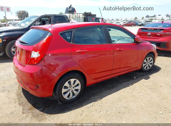 KMHCT5AE3HU351660 2017 HYUNDAI ACCENT Red Tył prawy