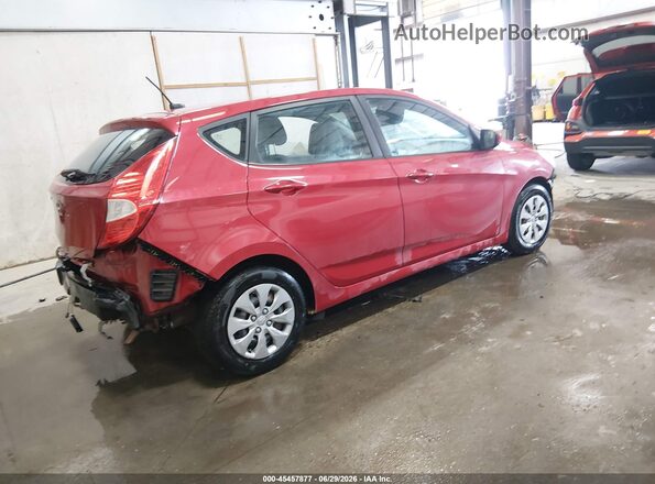 KMHCT5AE4HU341932 2017 HYUNDAI ACCENT Red Задня права чверть