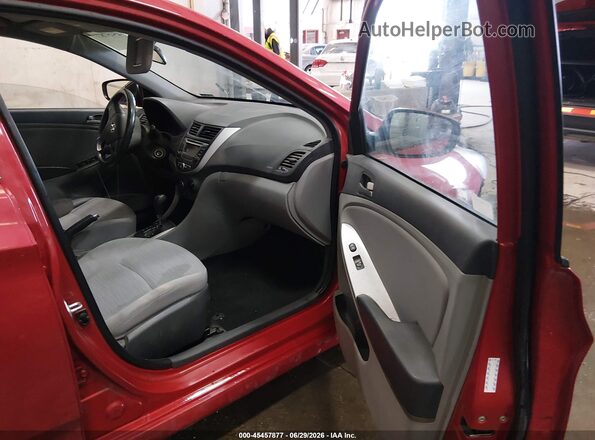 KMHCT5AE4HU341932 2017 HYUNDAI ACCENT Red Вид салону спереду