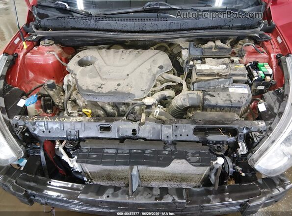 KMHCT5AE4HU341932 2017 HYUNDAI ACCENT Red Вид ззаду