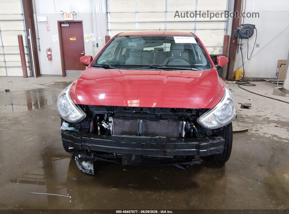 KMHCT5AE4HU341932 2017 HYUNDAI ACCENT Red Вид щитка приладів