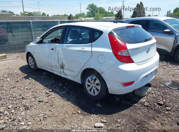 KMHCT5AE5GU262901 2016 HYUNDAI ACCENT White Tył lewy