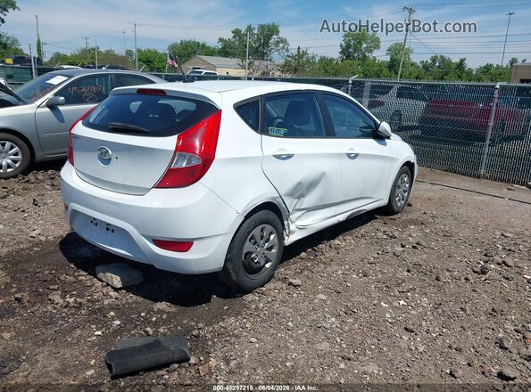 KMHCT5AE5GU262901 2016 HYUNDAI ACCENT White Tył prawy