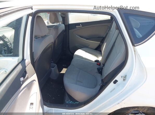 KMHCT5AE5GU262901 2016 HYUNDAI ACCENT White Widok naklejki z numerem VIN