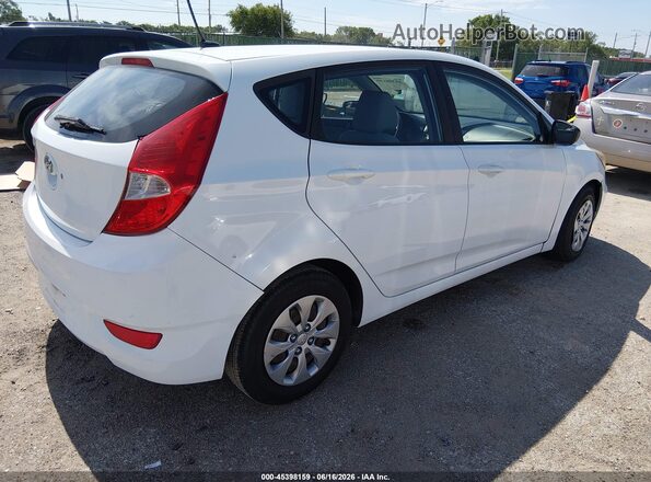 KMHCT5AE5GU287720 2016 HYUNDAI ACCENT White Trasero derecho
