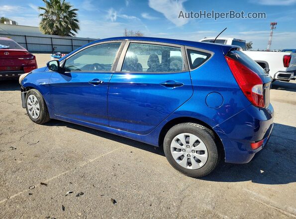KMHCT5AE5HU325481 2017 HYUNDAI ACCENT Blue Rear left