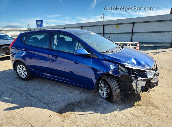 KMHCT5AE5HU325481 2017 HYUNDAI ACCENT Blue Front right