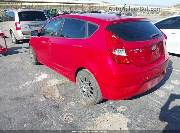 KMHCT5AE6GU262194 2016 HYUNDAI ACCENT Red Rear left