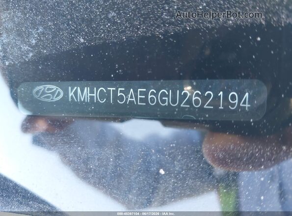 KMHCT5AE6GU262194 2016 HYUNDAI ACCENT Red Rear interior view