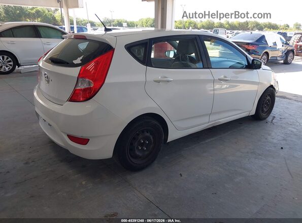 KMHCT5AE6HU319768 2017 HYUNDAI ACCENT Белый Задняя правая четверть
