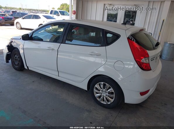 KMHCT5AE6HU319768 2017 HYUNDAI ACCENT Белый Задняя левая четверть