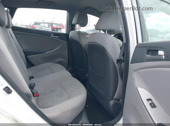 KMHCT5AE7GU248224 2016 HYUNDAI ACCENT White VIN კოდის სტიკერის ხედი