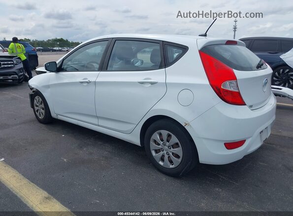 KMHCT5AE7GU248224 2016 HYUNDAI ACCENT White უკანა მარცხენა