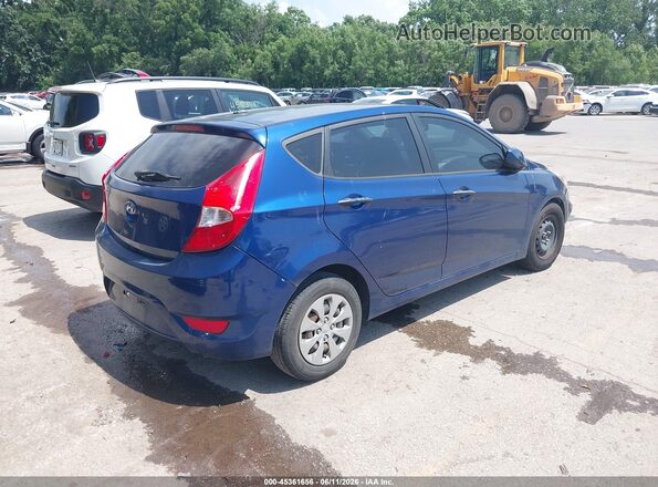 KMHCT5AE7GU263306 2016 HYUNDAI ACCENT Blue უკანა მარჯვენა