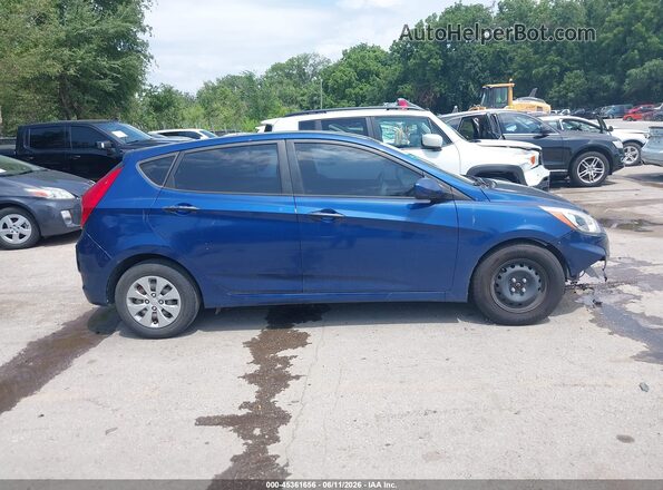 KMHCT5AE7GU263306 2016 HYUNDAI ACCENT Blue სალონის 360-გრადუსიანი ხედი