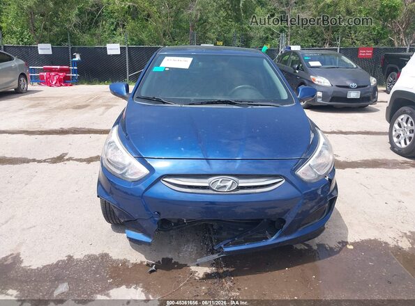 KMHCT5AE7GU263306 2016 HYUNDAI ACCENT Blue უკანა სალონის ხედი