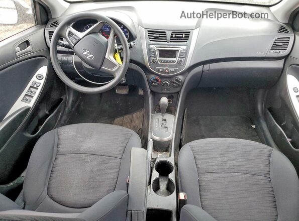 KMHCT5AE7GU274869 2016 HYUNDAI ACCENT Серебряный Вид панели приборов