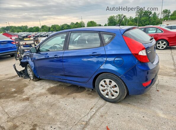 KMHCT5AE7HU313297 2017 HYUNDAI ACCENT Blue Tył lewy