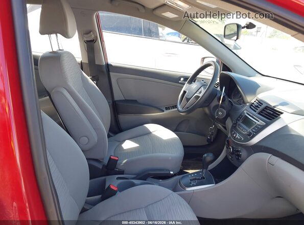 KMHCT5AE7HU364489 2017 HYUNDAI ACCENT Red 