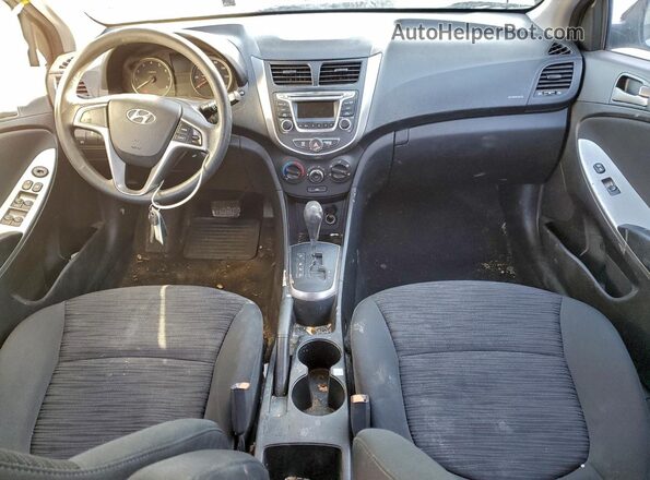 KMHCT5AE8GU251441 2016 HYUNDAI ACCENT Gray 