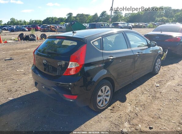 KMHCT5AE8GU285878 2016 HYUNDAI ACCENT Black 